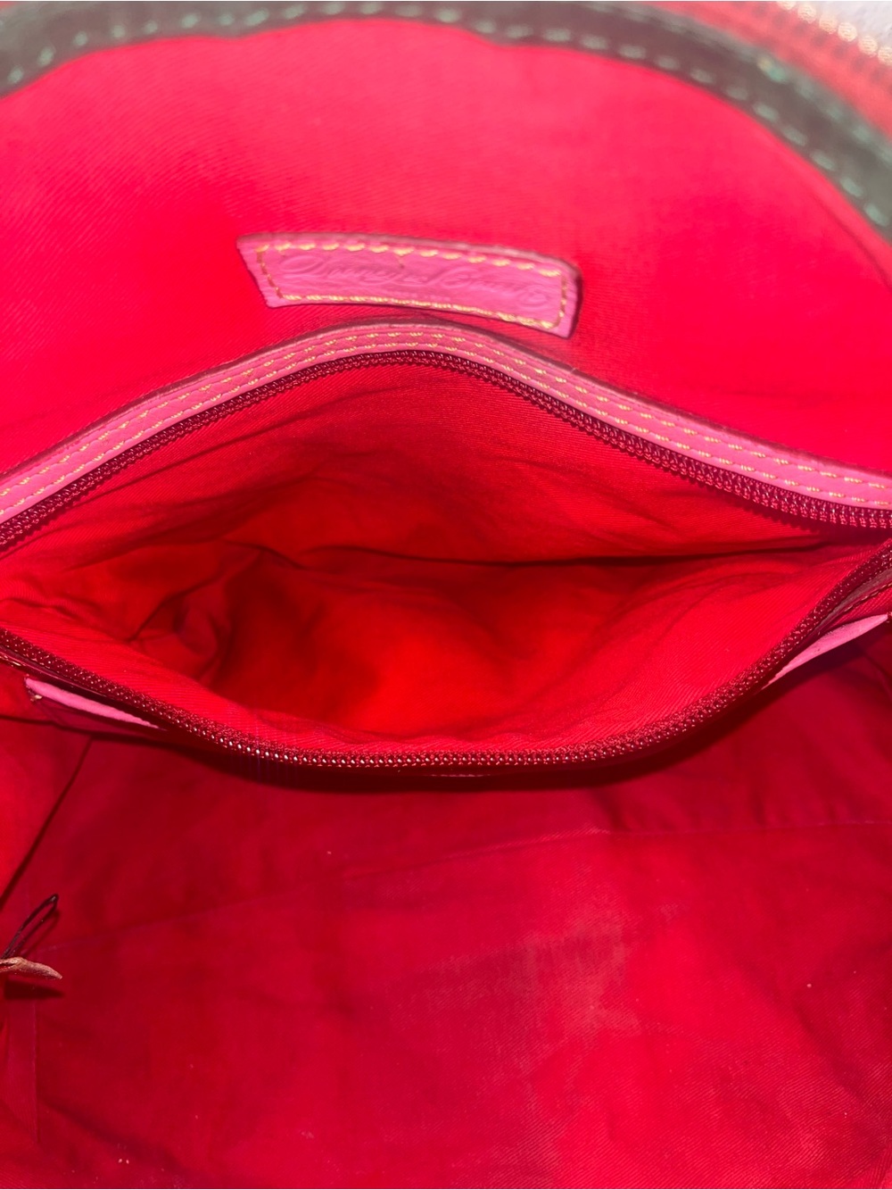 Dooney & Bourke Florentine Pink Leather Satchel - Picture 15 of 17